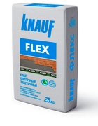 «КНАУФ-Флекс» - универсальная сухая смесь на цементной основе с повышенной эластичностью и адгезией.