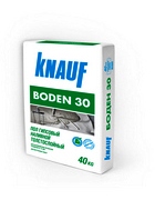 «КНАУФ-Боден 30» - сухая смесь на основе гипса с полимерными добавками.